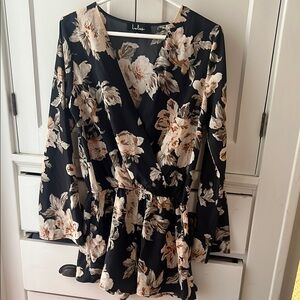 Lulus Floral Long Sleeve Romper